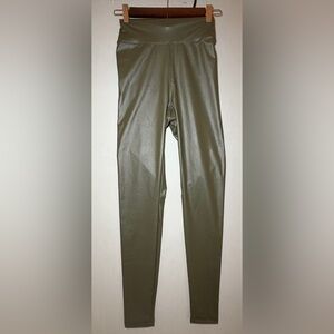 Olive Green High-Waist Leggings